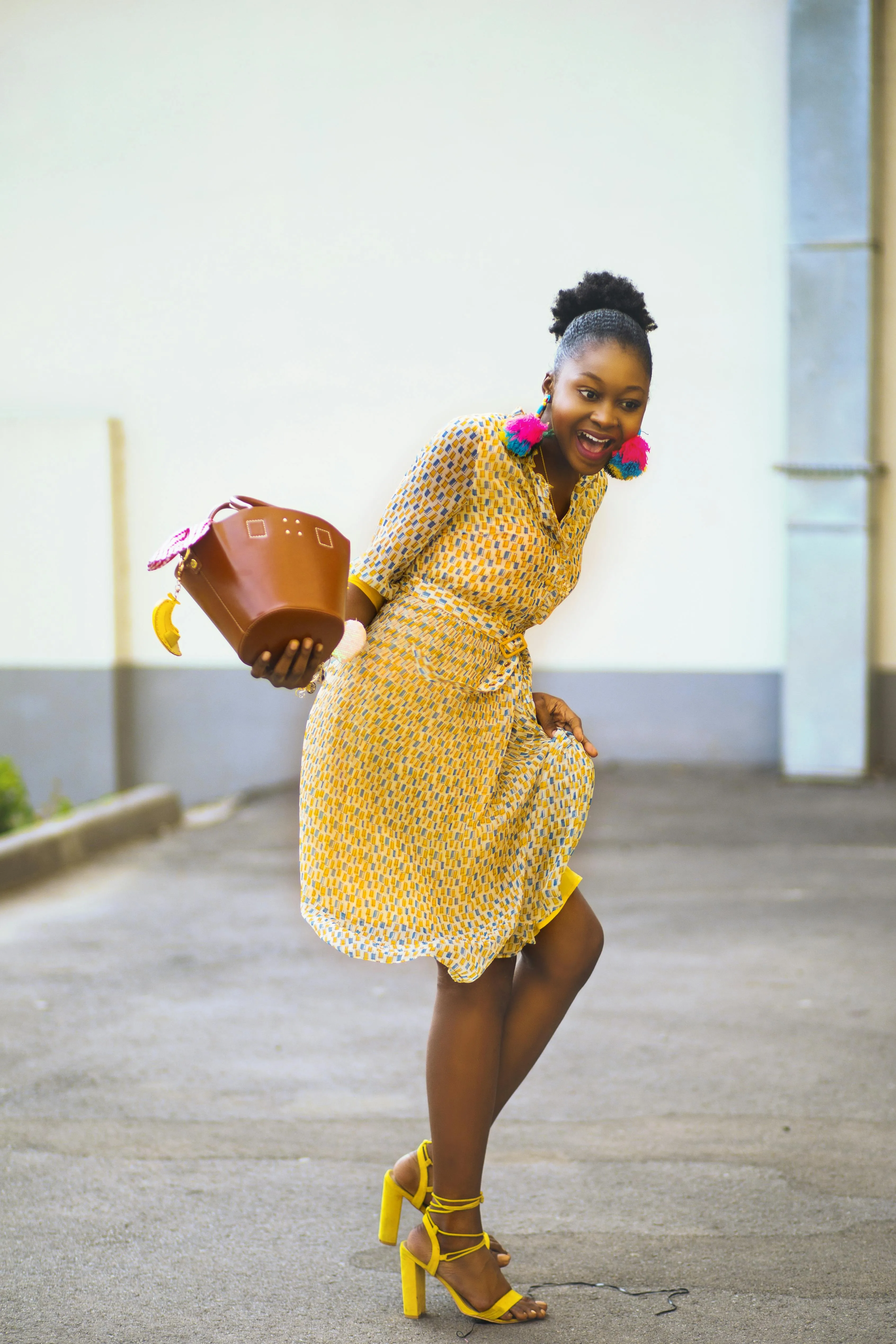 yellow dress | MakeOutfit.com